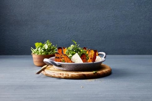 schnelle kueche gerösteter kürbis mit mozzarella 011120